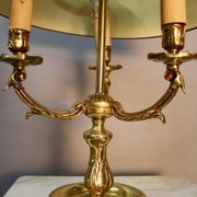 Empire style lamp with three lights