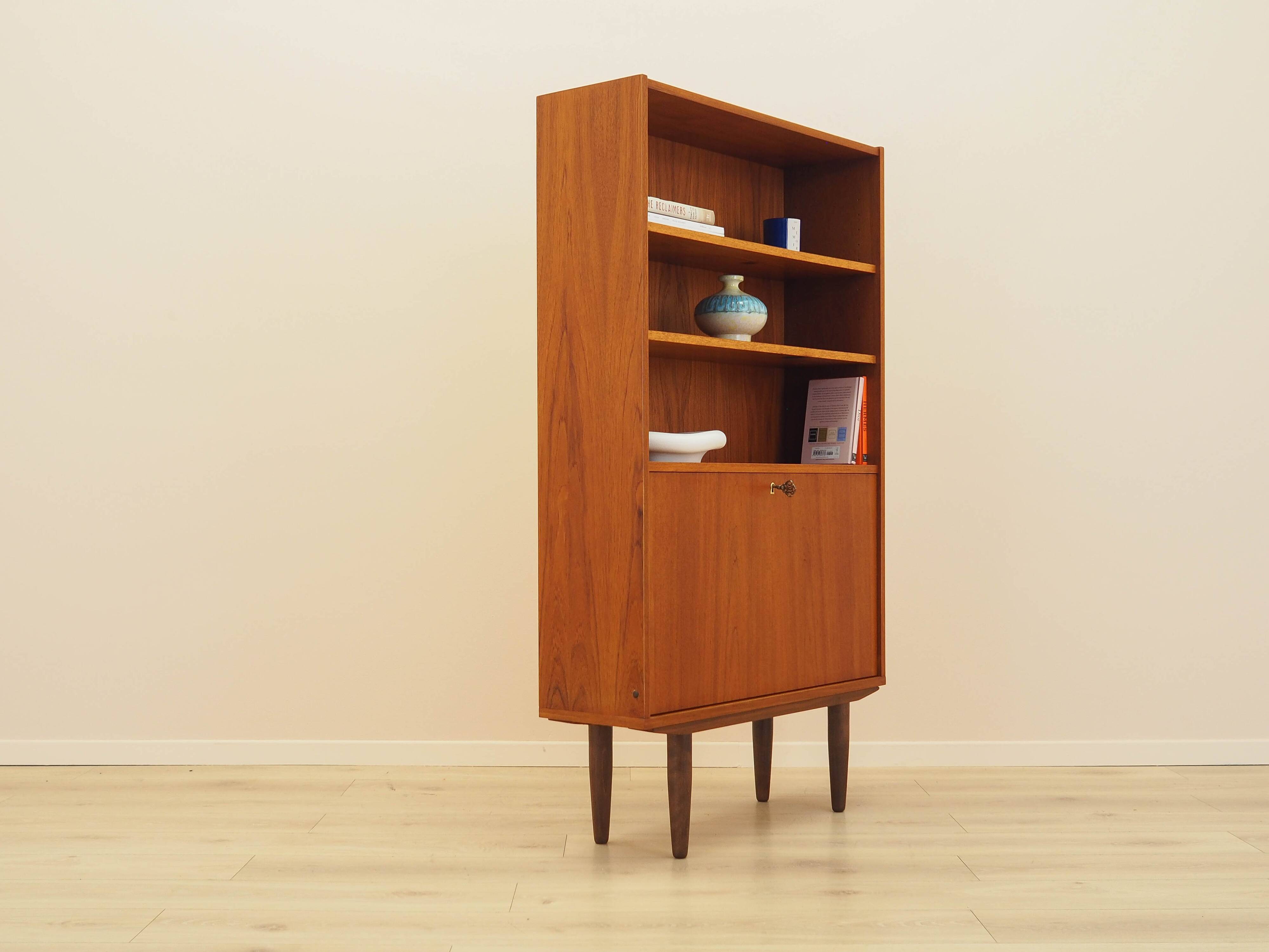 Teak bookcase, Danish design, 1970s, made in Denmark