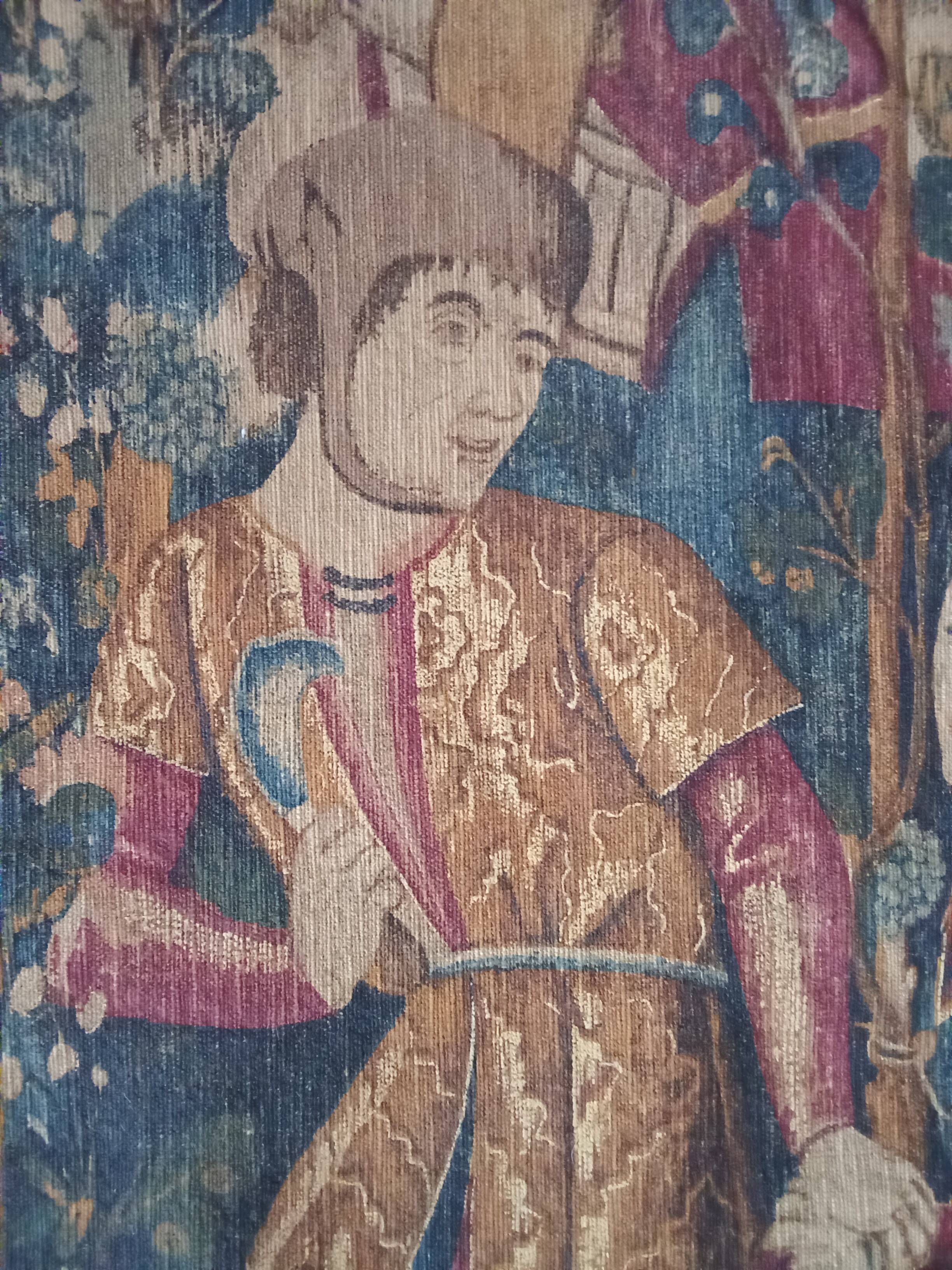 Ancienne grande tapisserie les vendanges atelier Rambouillet