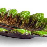 Mid-Century Majolica Centerpiece by Vallauris, Handmade, 1950s France