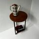 Wooden metal tubular stool
