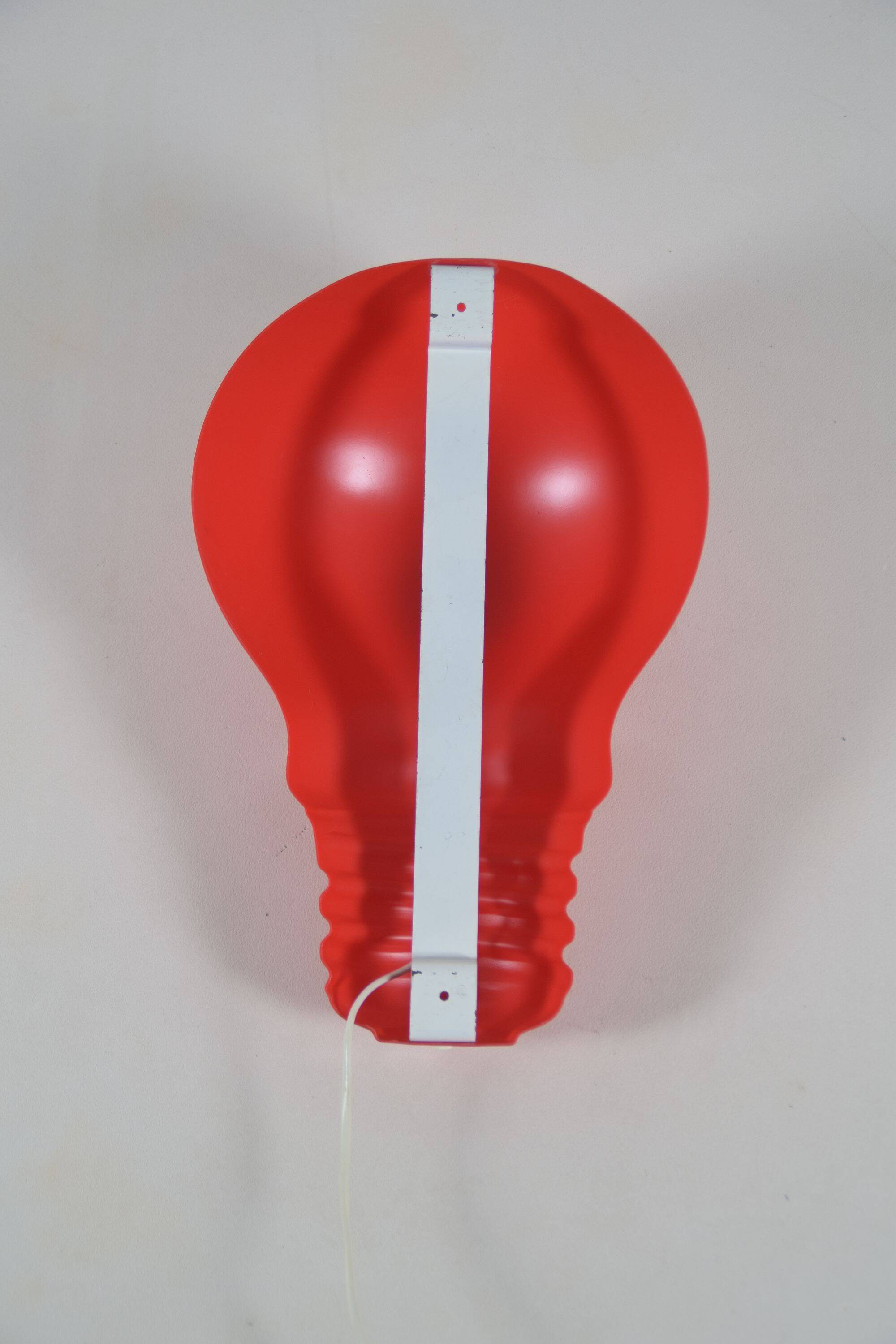 Pop Art wall lamp by Zicoli Limbach, 1980s
