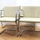 Suite de 4 fauteuils design tubular, Italie