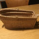 Old wicker bottle holder
