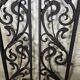 Wrought iron grille from the early 20th century Art Deco / Art Nouveau