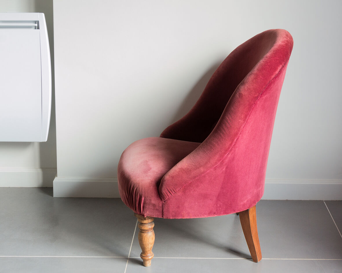 Toad silk velvet armchair