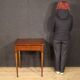 Italian inlaid wood side table