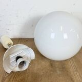Vintage Chandelier with Milk Glass from Elektrosvit, 1960s