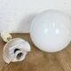 Vintage Chandelier with Milk Glass from Elektrosvit, 1960s