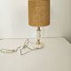 Table lamp with alabaster marble base, vintage 60s.