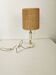 Table lamp with alabaster marble base, vintage 60s.