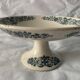 4 blue and white service dishes Alesia Longchamp Iron Land early 20th century