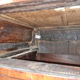 Dresser period Transition to double jump in noble wood marquetry around 1750