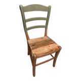 Vintage green wooden chair