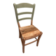 Vintage green wooden chair