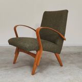 Pair of lounge chairs restored by Frantisek Jirak for Tatra