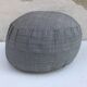 Former ottoman design fabric gray years 70 sitting vintage