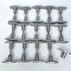Set of aluminum handles - 15 pair of aluminum handles - industrial design - renovation