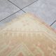 Turkish oushak runner, vintage hallway rug