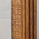 Wood and rattan mirror