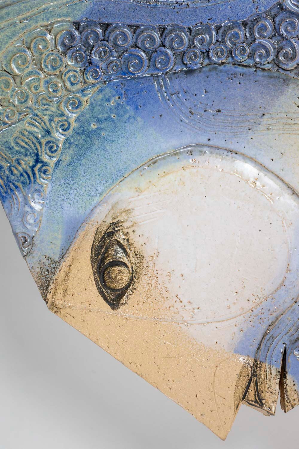 Plat en céramique, année 2004, Jean Derval