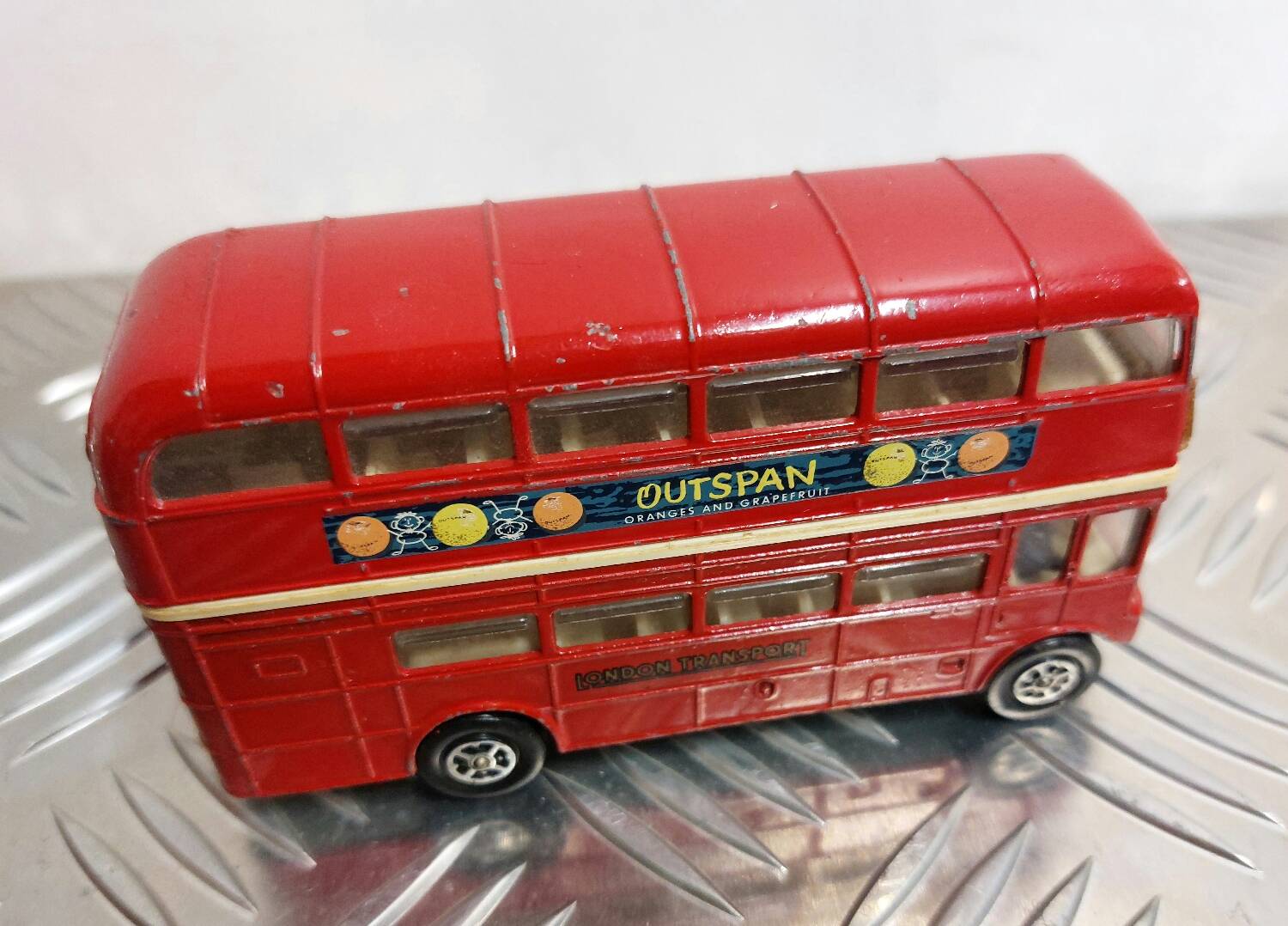 Lot de  Bus Anglais  En Métal Vintage
