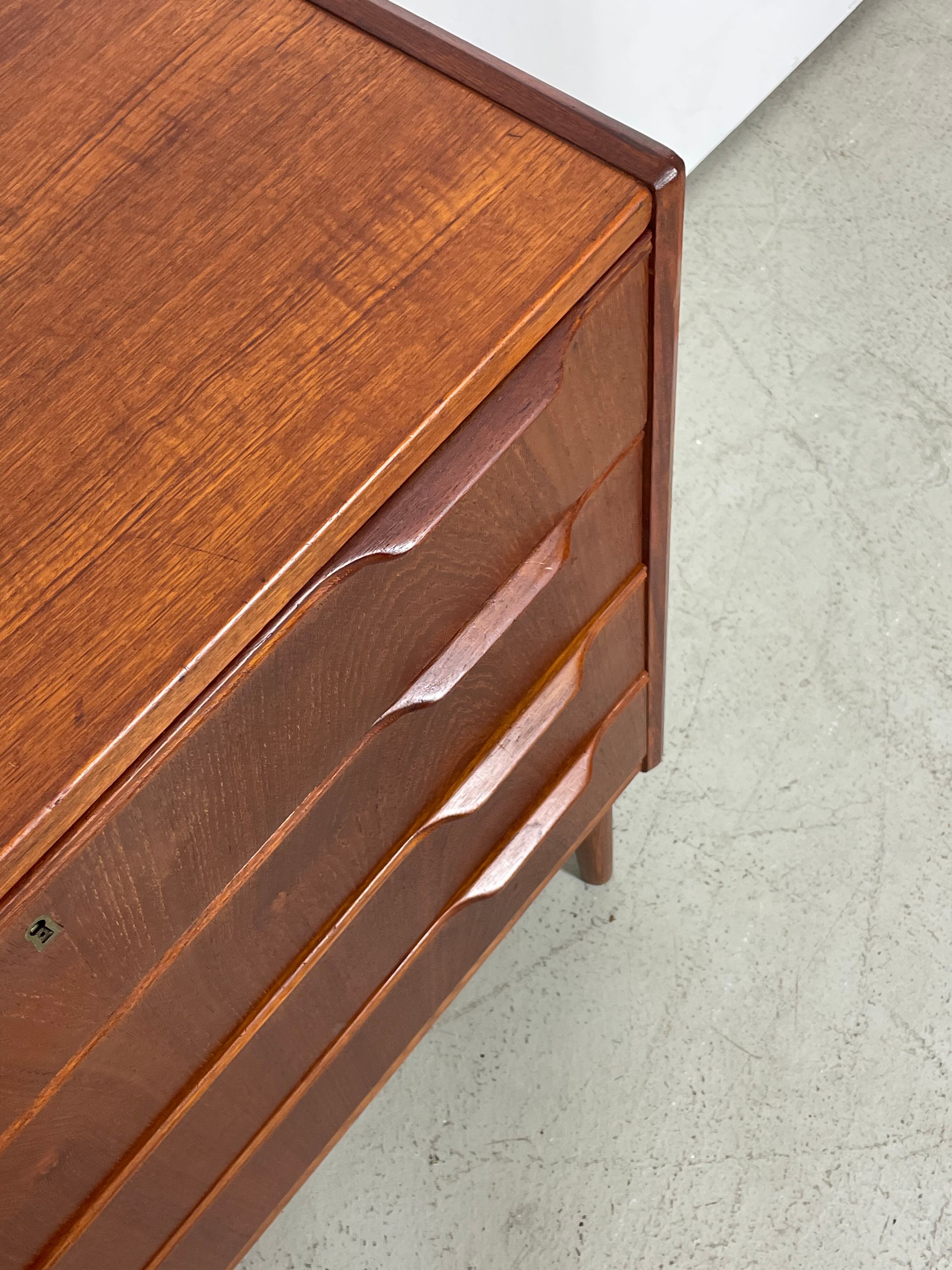 Danish Teak Chest of Drawers by Erling Torvits 1960s