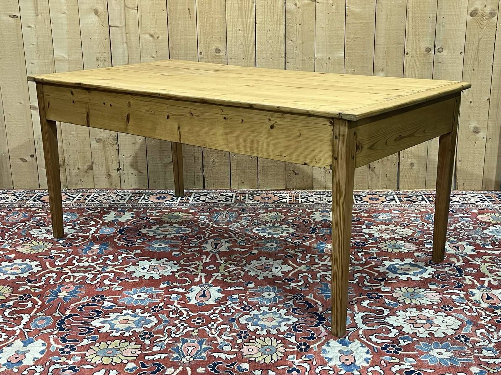 Early 20th century flat desk in fir