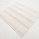Beige & Cream Striped Turkish Kilim Rug, 143x168Cm