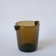 Smoked glass ice bucket design 1970