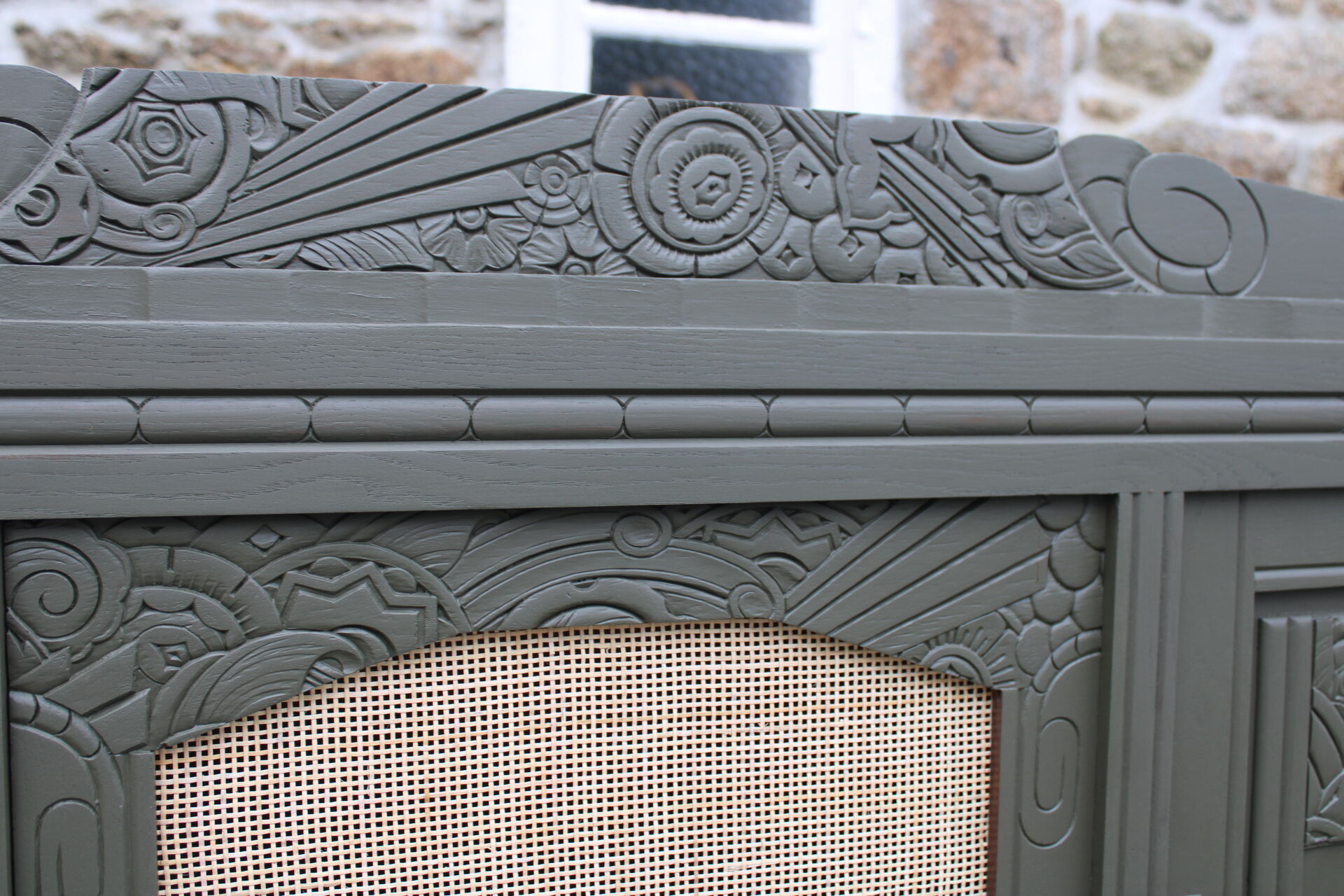 Vintage art deco canning buffet