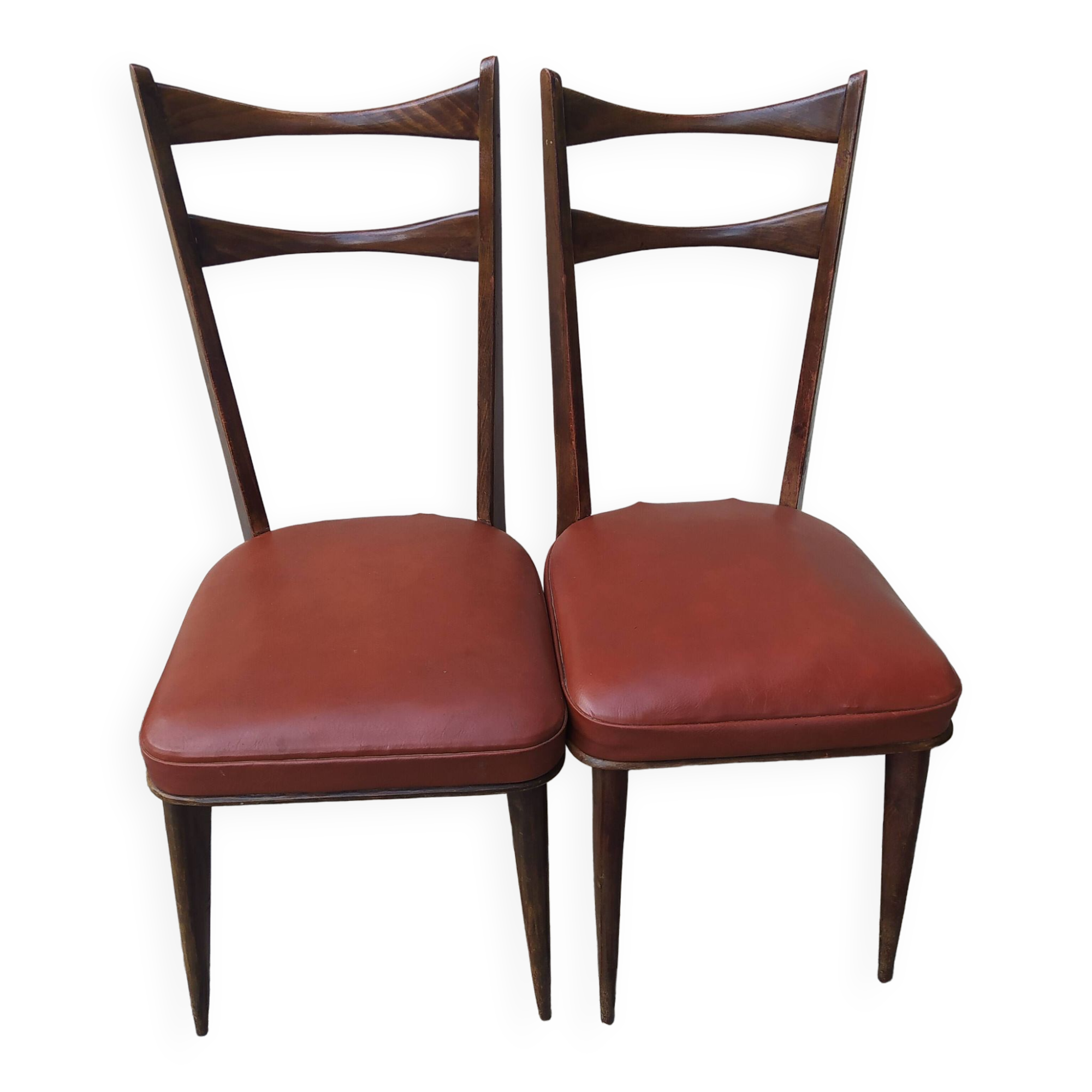 Two Italian design chairs Paolo Buffa 1950
