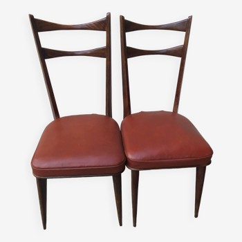 Two Italian design chairs Paolo Buffa 1950