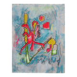 Roberto matta: surrealist creature - original lithograph