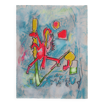 Roberto matta: surrealist creature - original lithograph