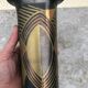 Vase art deco in dinanderie . France circa 1930 - 1940