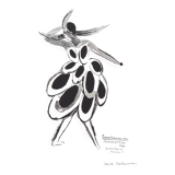 Sonia delaunay: spanish dress - signed lithograph