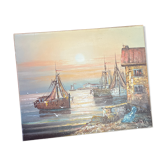 Oil painting signed christy