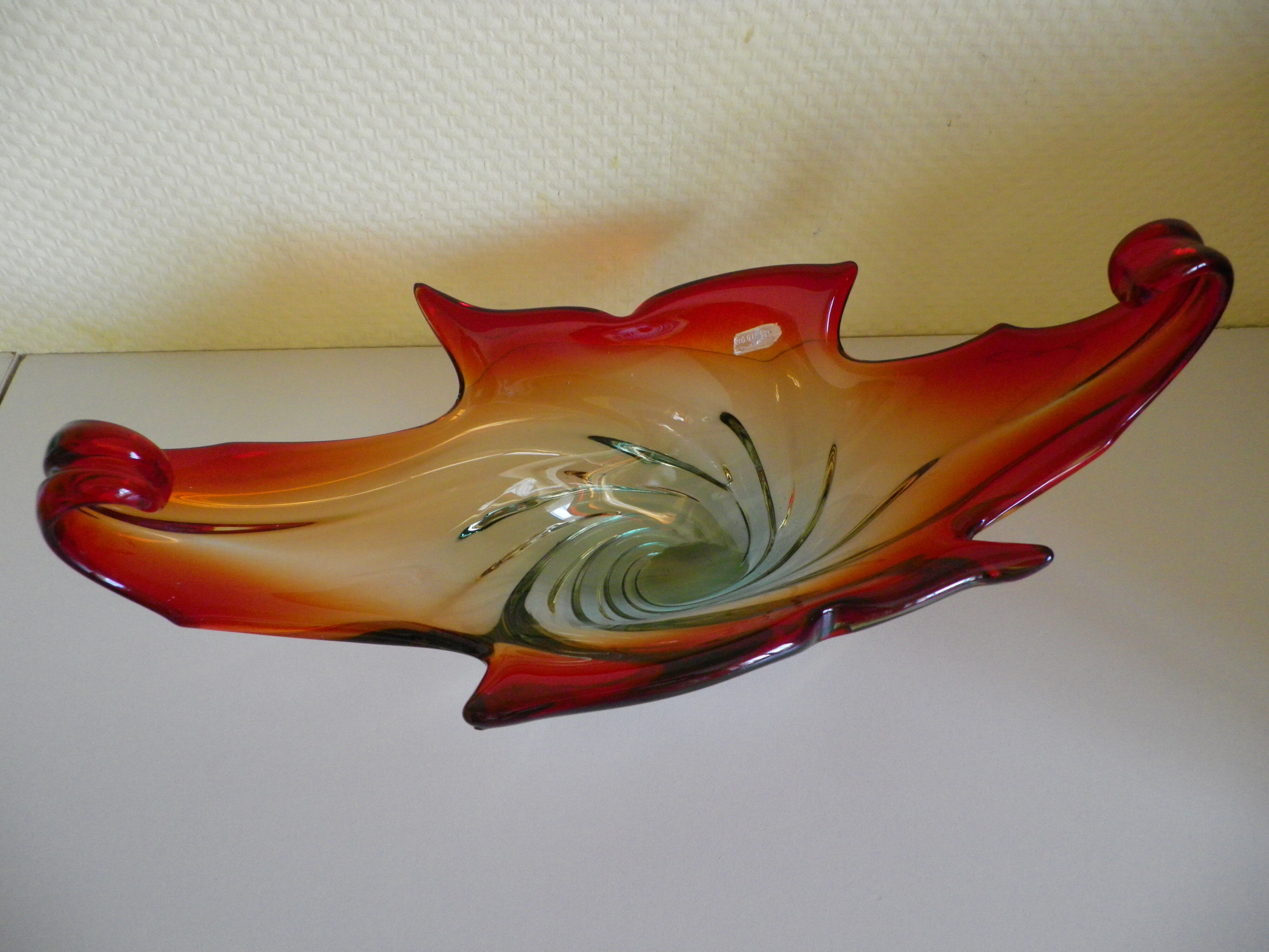 Fruit or decoration cup Murano glass