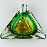 Sommerso glass ashtray from Arte Nuova, Murano, Italy, 1960s.
