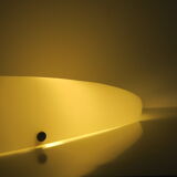 Opal glass wall lamp, styly from "fabas luce"