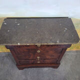 Small mahogany Louis Philippe chest of drawers