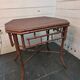 Table d'appoint en bois bambou fin XIXème en pitchin