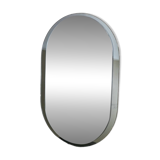 Large oval mirror by Veca, Italy, 1970s