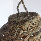 Doum pendant lamp in natural esparto