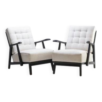 Fauteuils Art Déco de KrásnáJizba, années 1950 (lot de 2)