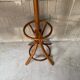 Coat rack swivel parrot Baumann bistro style 1960 curved wood