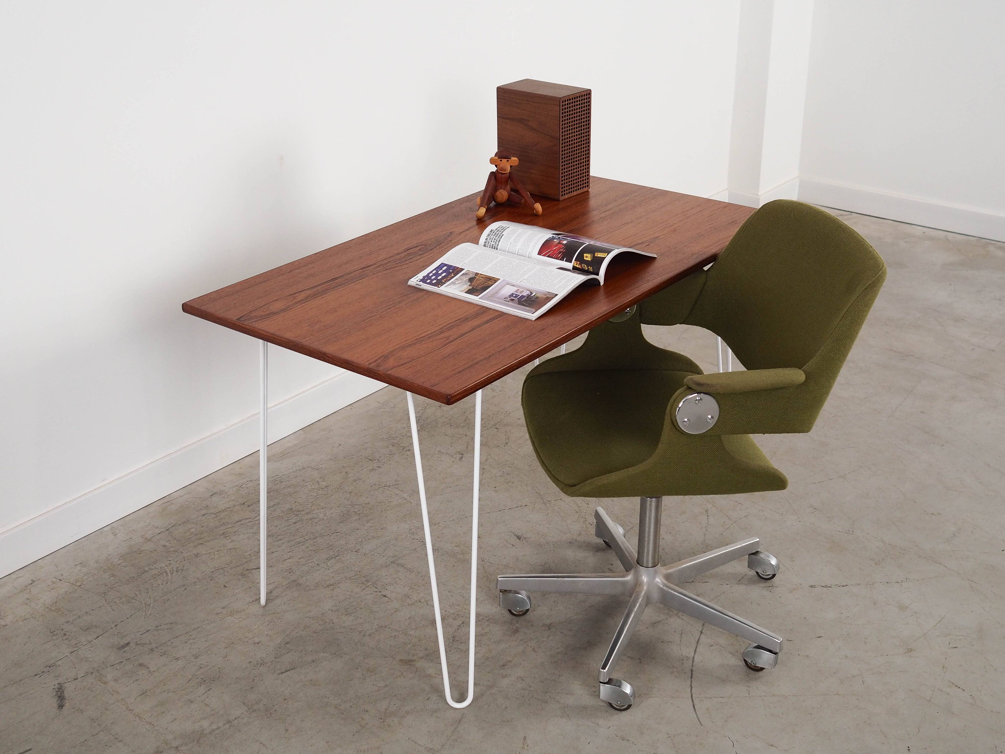 Teak desk, Danish design, 1970s, made in Denmark