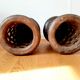 Set of 2 African Bamilike Cameroon stools, year 1950