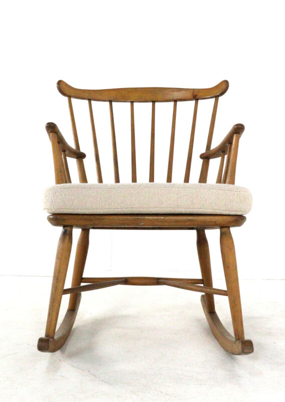 Børge Mogensen for FDB Møbler rocking chair - new upholstery